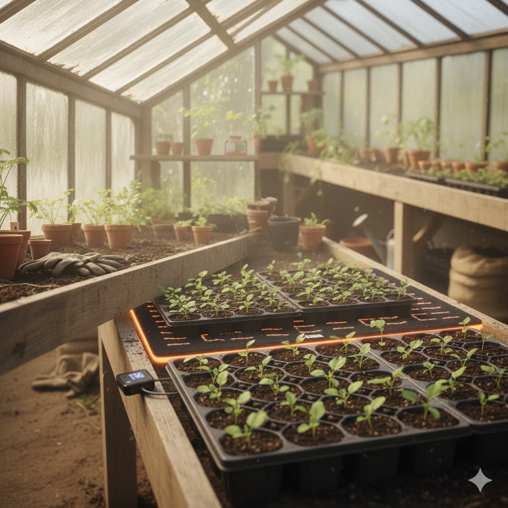 Tapis chauffant ou nappe chauffante